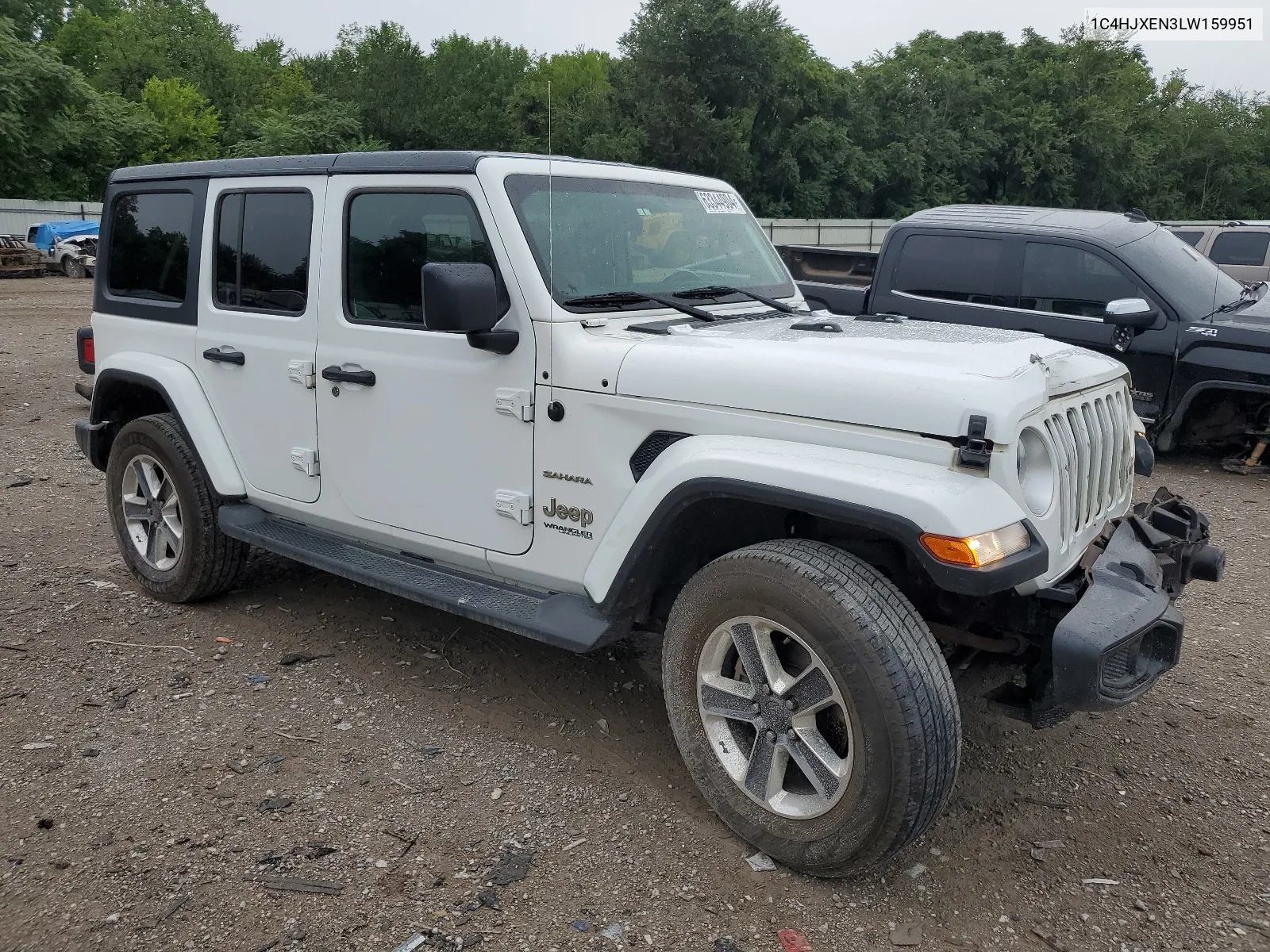 2020 Jeep Wrangler Unlimited Sahara VIN: 1C4HJXEN3LW159951 Lot: 63344904