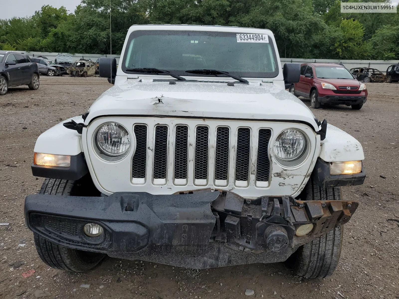 2020 Jeep Wrangler Unlimited Sahara VIN: 1C4HJXEN3LW159951 Lot: 63344904