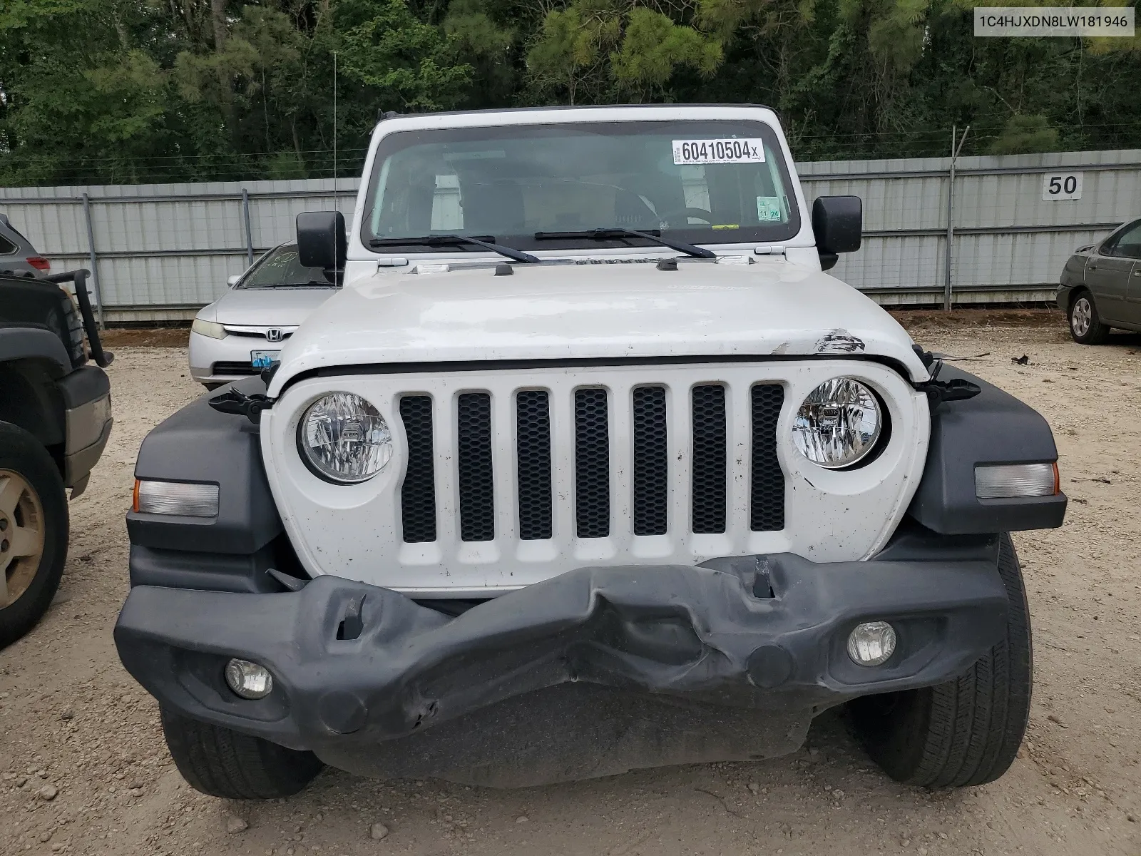 2020 Jeep Wrangler Unlimited Sport VIN: 1C4HJXDN8LW181946 Lot: 63492964