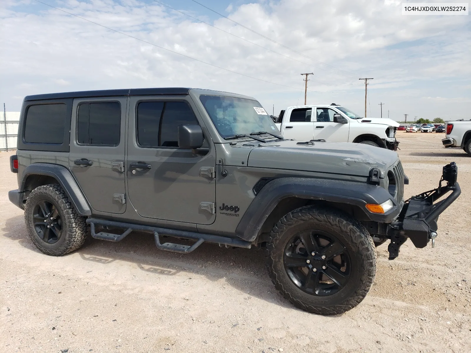 2020 Jeep Wrangler Unlimited Sport VIN: 1C4HJXDGXLW252274 Lot: 63713444