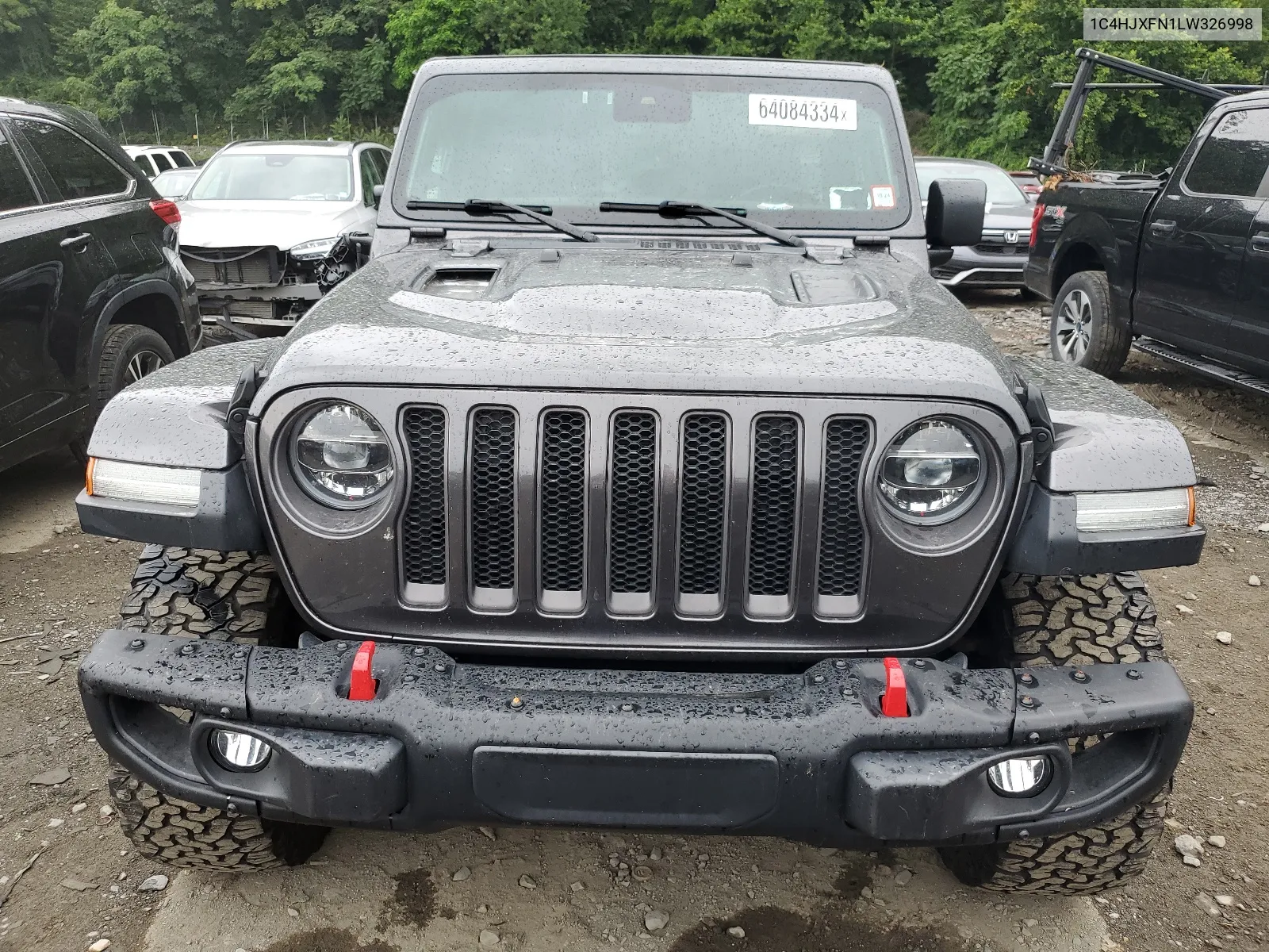 2020 Jeep Wrangler Unlimited Rubicon VIN: 1C4HJXFN1LW326998 Lot: 64084334