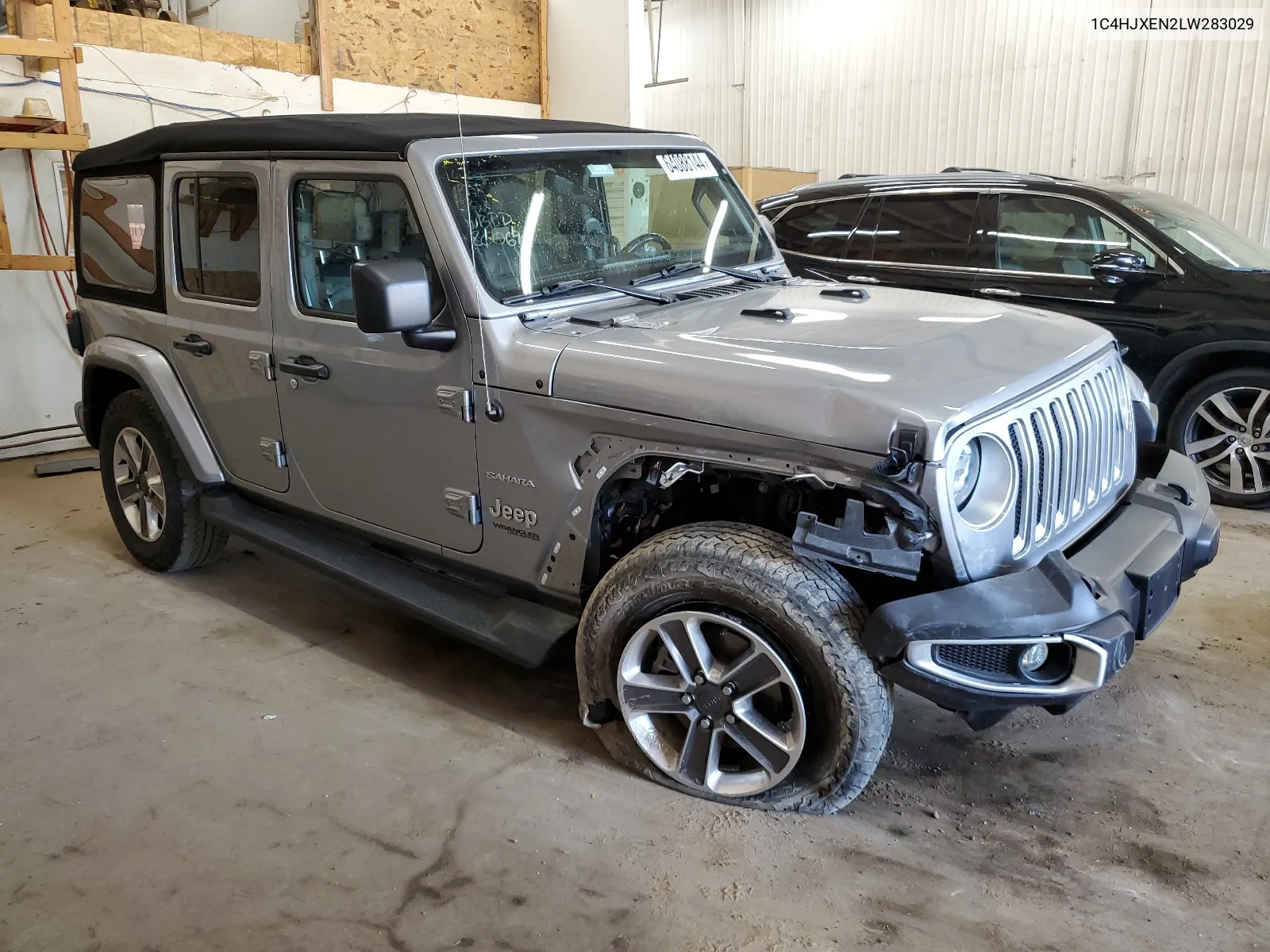 2020 Jeep Wrangler Unlimited Sahara VIN: 1C4HJXEN2LW283029 Lot: 64088144