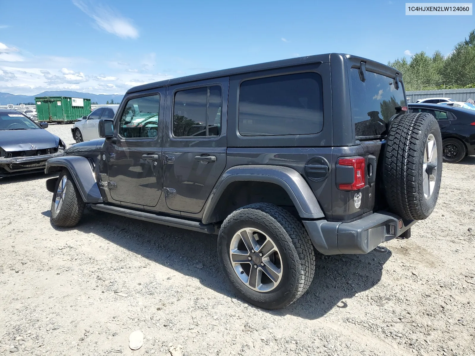 2020 Jeep Wrangler Unlimited Sahara VIN: 1C4HJXEN2LW124060 Lot: 64103834