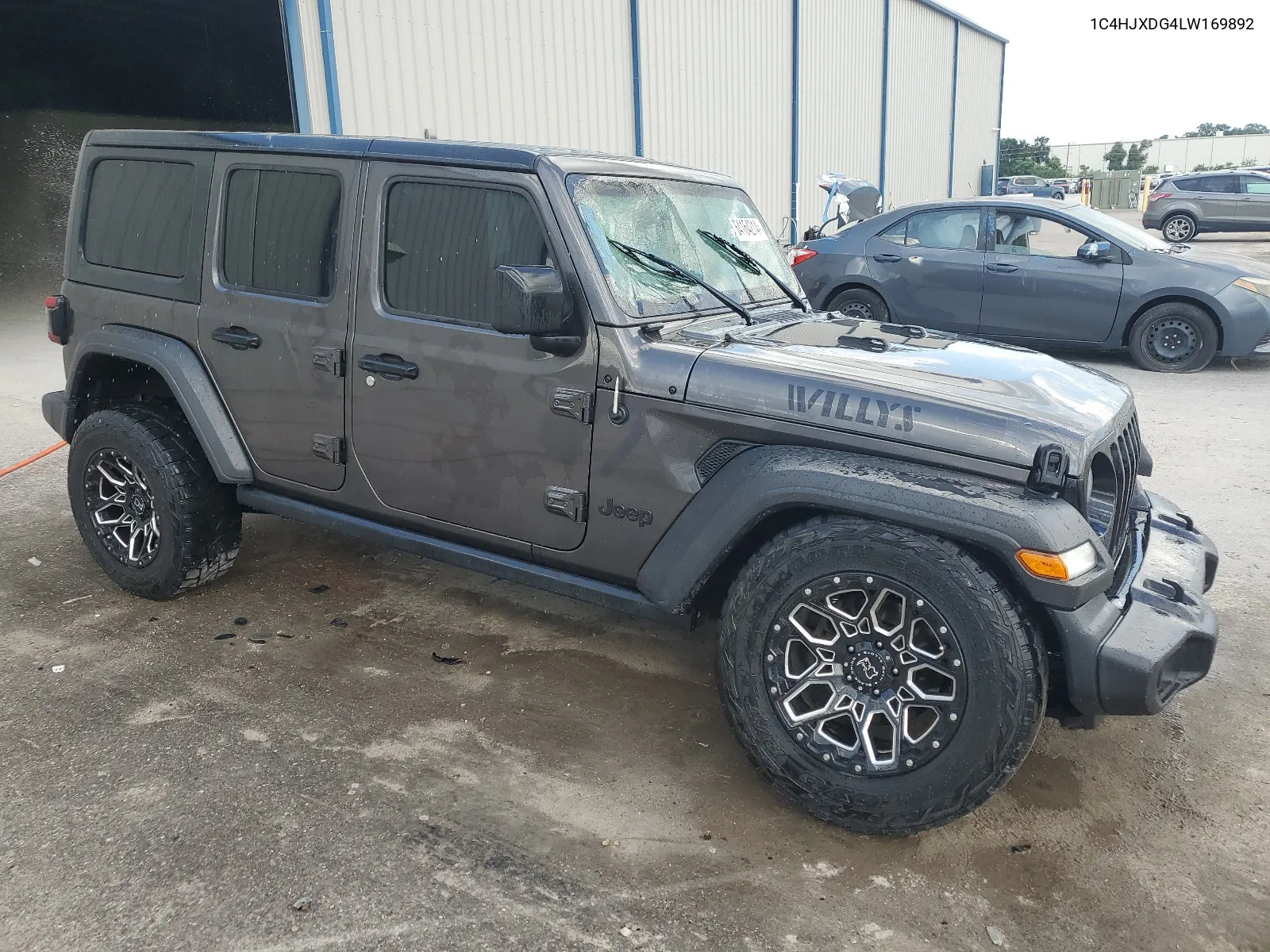 2020 Jeep Wrangler Unlimited Sport VIN: 1C4HJXDG4LW169892 Lot: 64164214