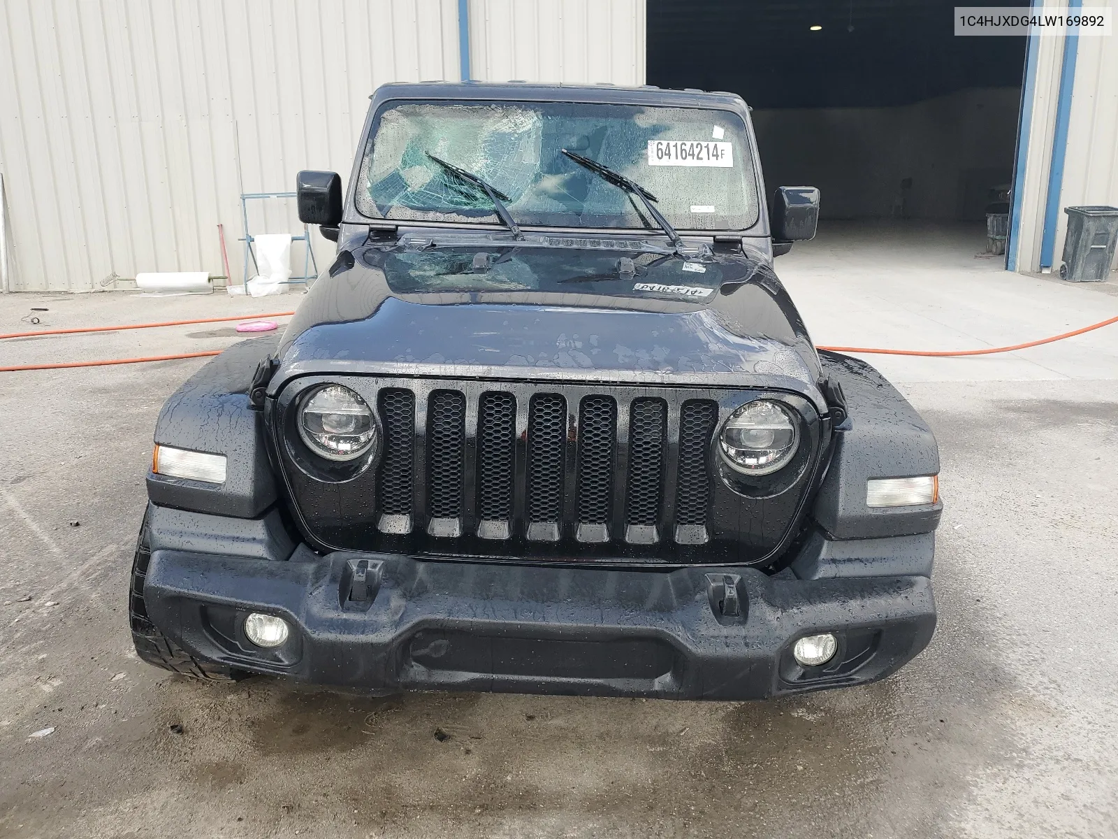 2020 Jeep Wrangler Unlimited Sport VIN: 1C4HJXDG4LW169892 Lot: 64164214