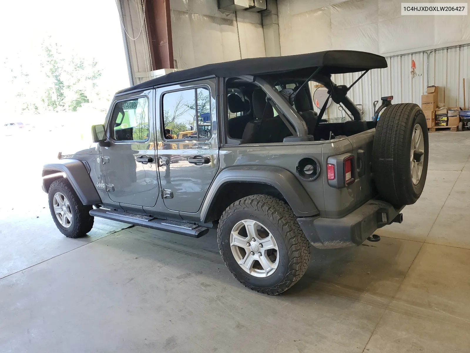 2020 Jeep Wrangler Unlimited Sport VIN: 1C4HJXDGXLW206427 Lot: 64903474