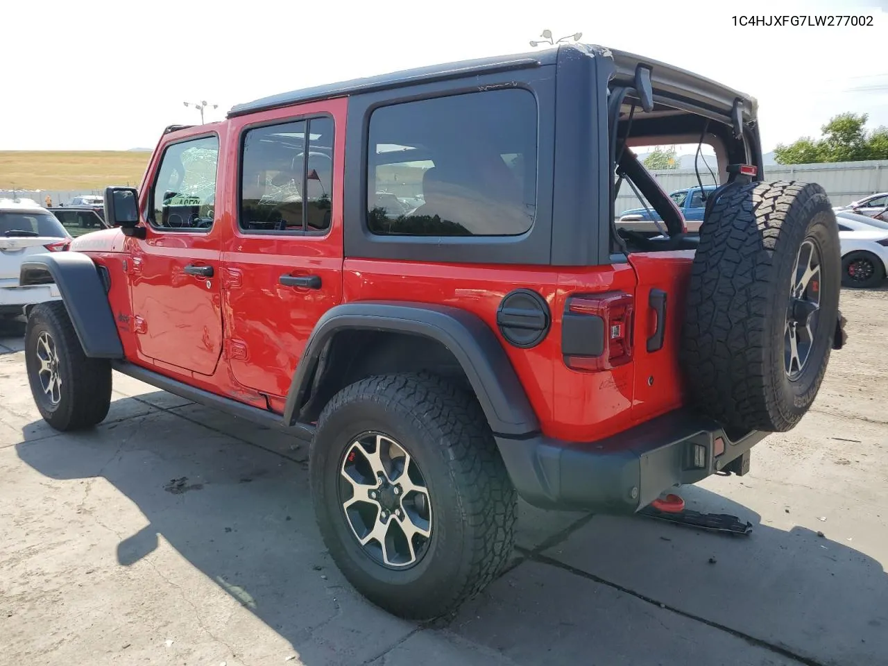 2020 Jeep Wrangler Unlimited Rubicon VIN: 1C4HJXFG7LW277002 Lot: 65992724