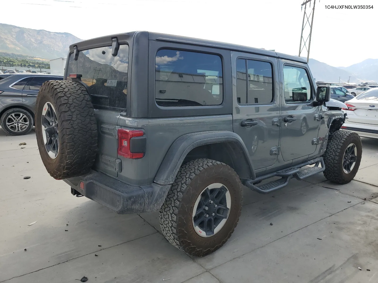 2020 Jeep Wrangler Unlimited Rubicon VIN: 1C4HJXFN0LW350354 Lot: 66015474