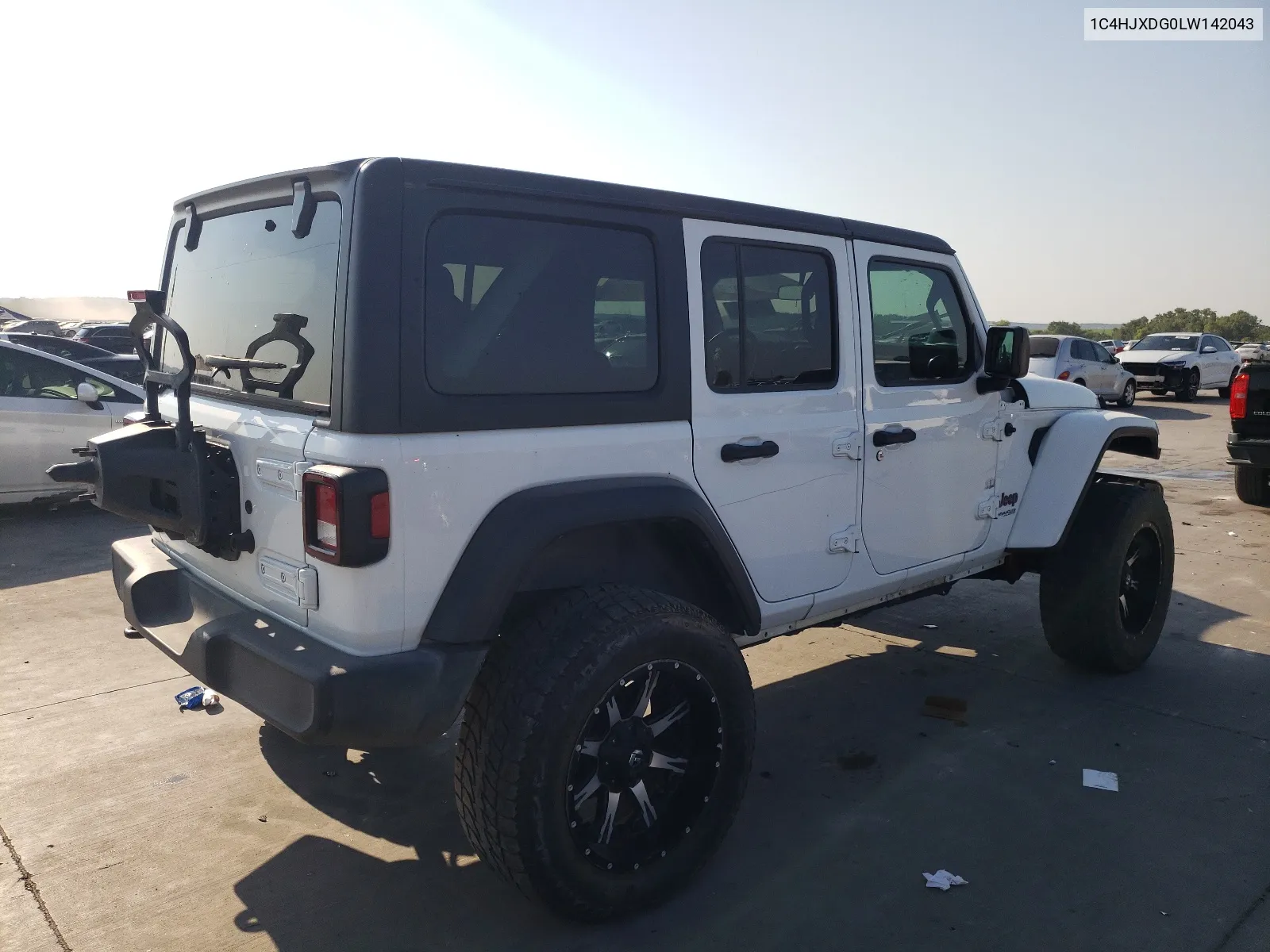 2020 Jeep Wrangler Unlimited Sport VIN: 1C4HJXDG0LW142043 Lot: 66550534