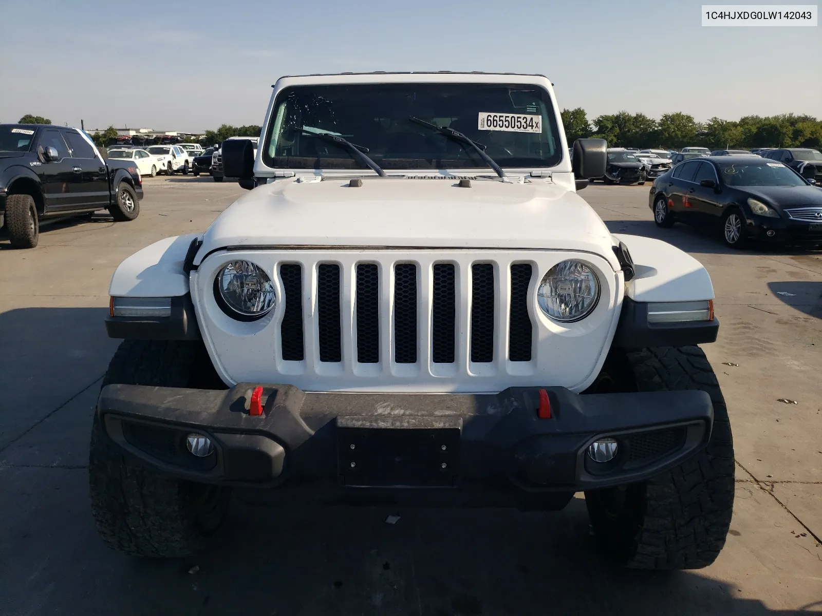 2020 Jeep Wrangler Unlimited Sport VIN: 1C4HJXDG0LW142043 Lot: 66550534