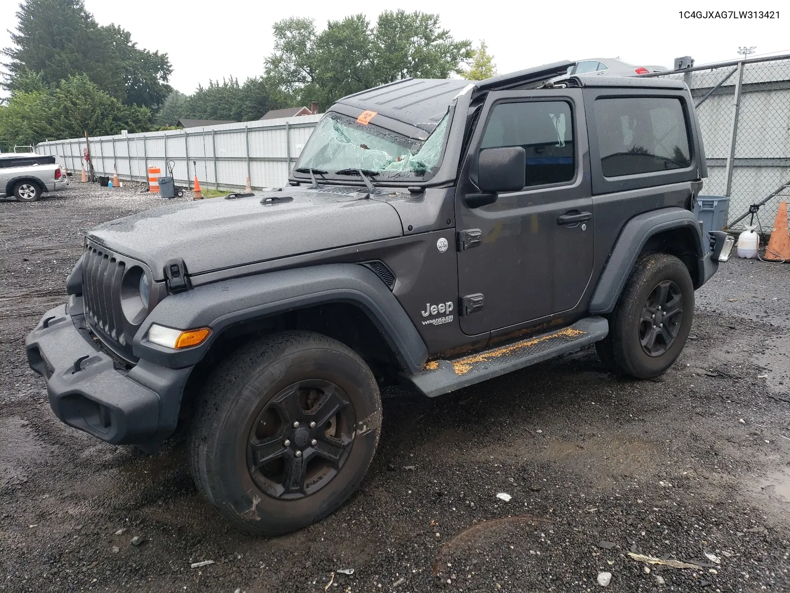 2020 Jeep Wrangler Sport VIN: 1C4GJXAG7LW313421 Lot: 66633814