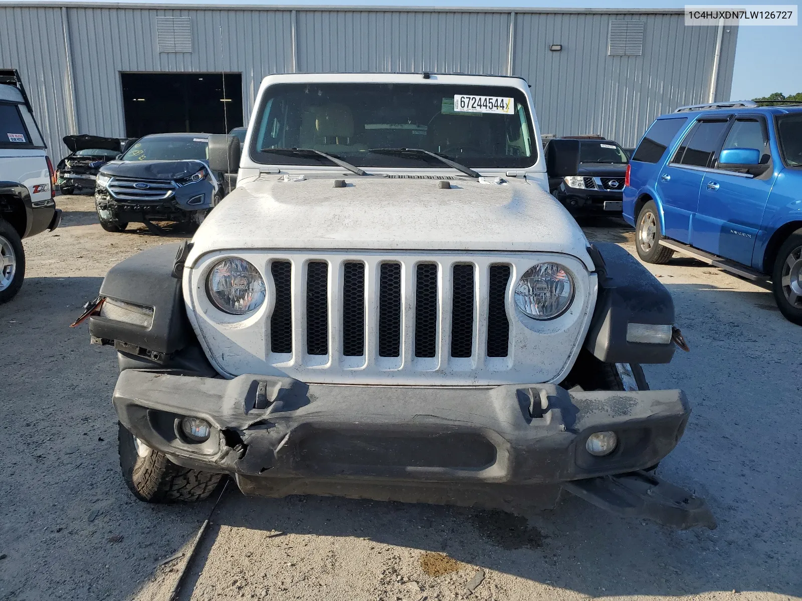 2020 Jeep Wrangler Unlimited Sport VIN: 1C4HJXDN7LW126727 Lot: 67244544