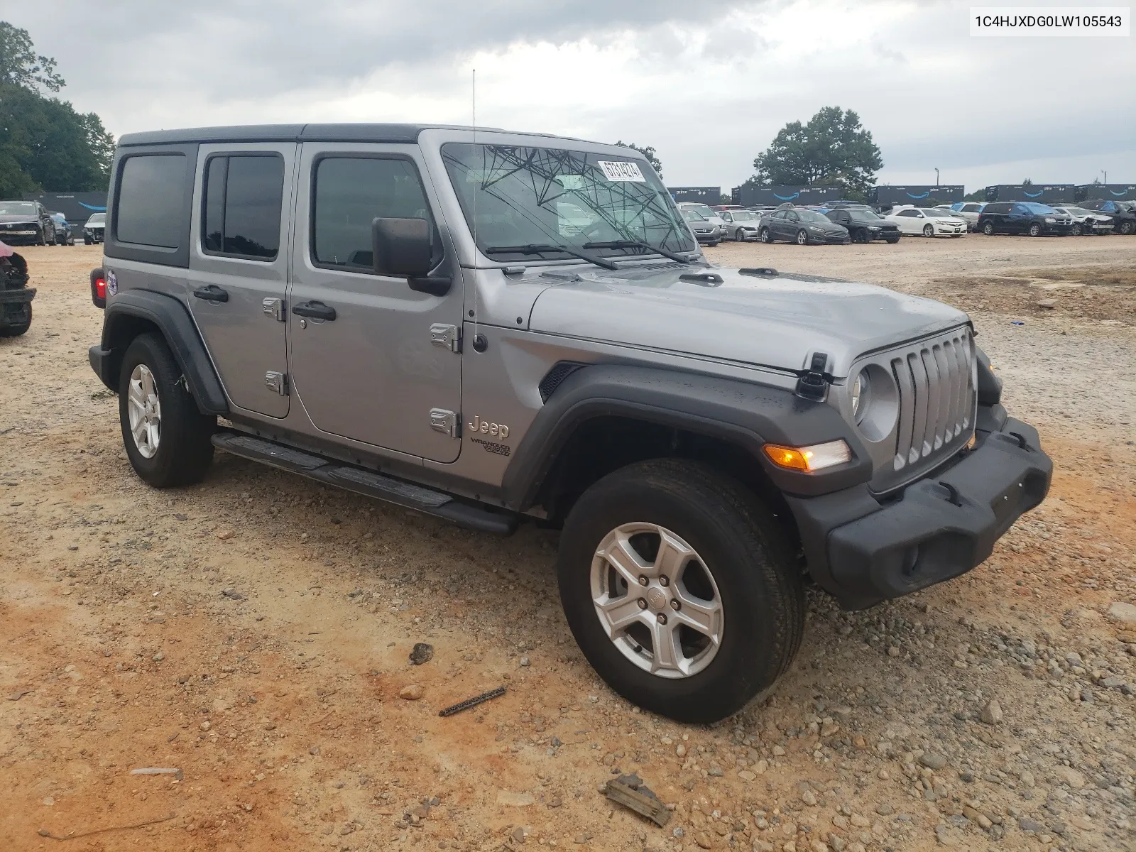 2020 Jeep Wrangler Unlimited Sport VIN: 1C4HJXDG0LW105543 Lot: 67314274