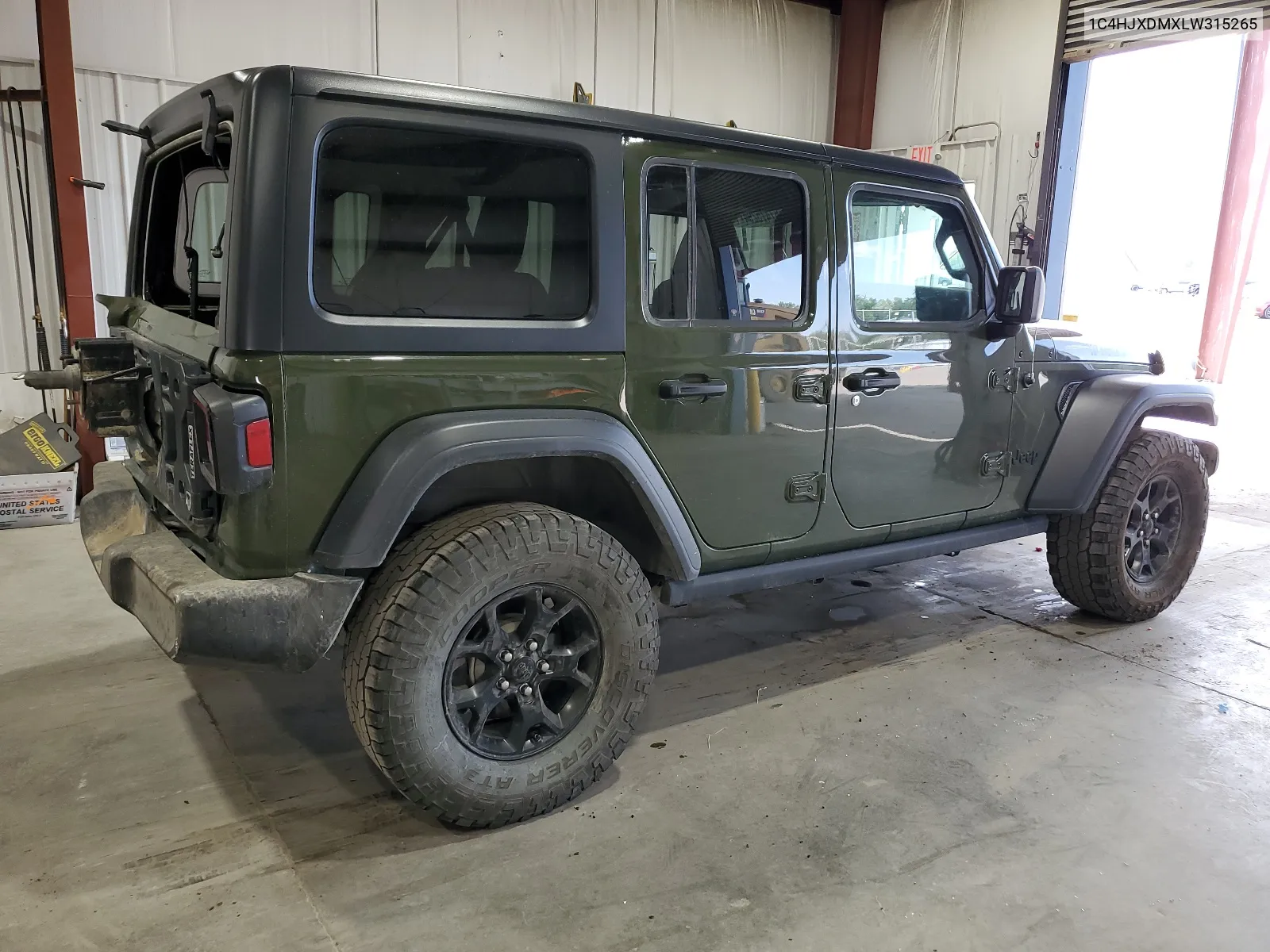 2020 Jeep Wrangler Unlimited Sport VIN: 1C4HJXDMXLW315265 Lot: 67475294