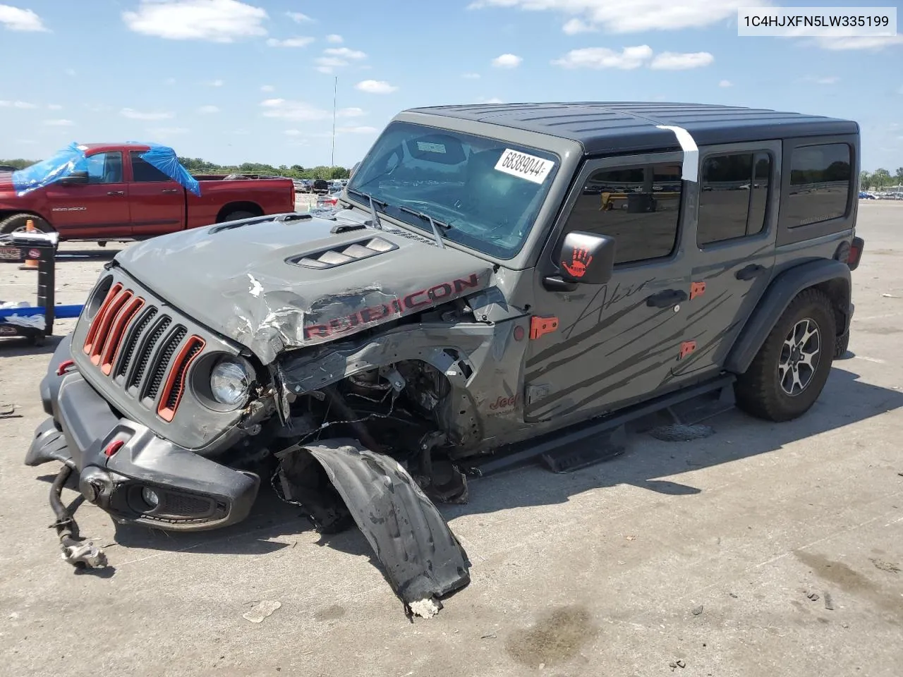 2020 Jeep Wrangler Unlimited Rubicon VIN: 1C4HJXFN5LW335199 Lot: 68389044