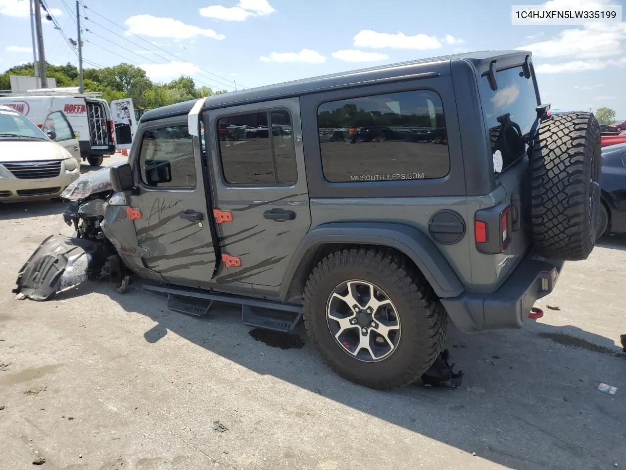 2020 Jeep Wrangler Unlimited Rubicon VIN: 1C4HJXFN5LW335199 Lot: 68389044