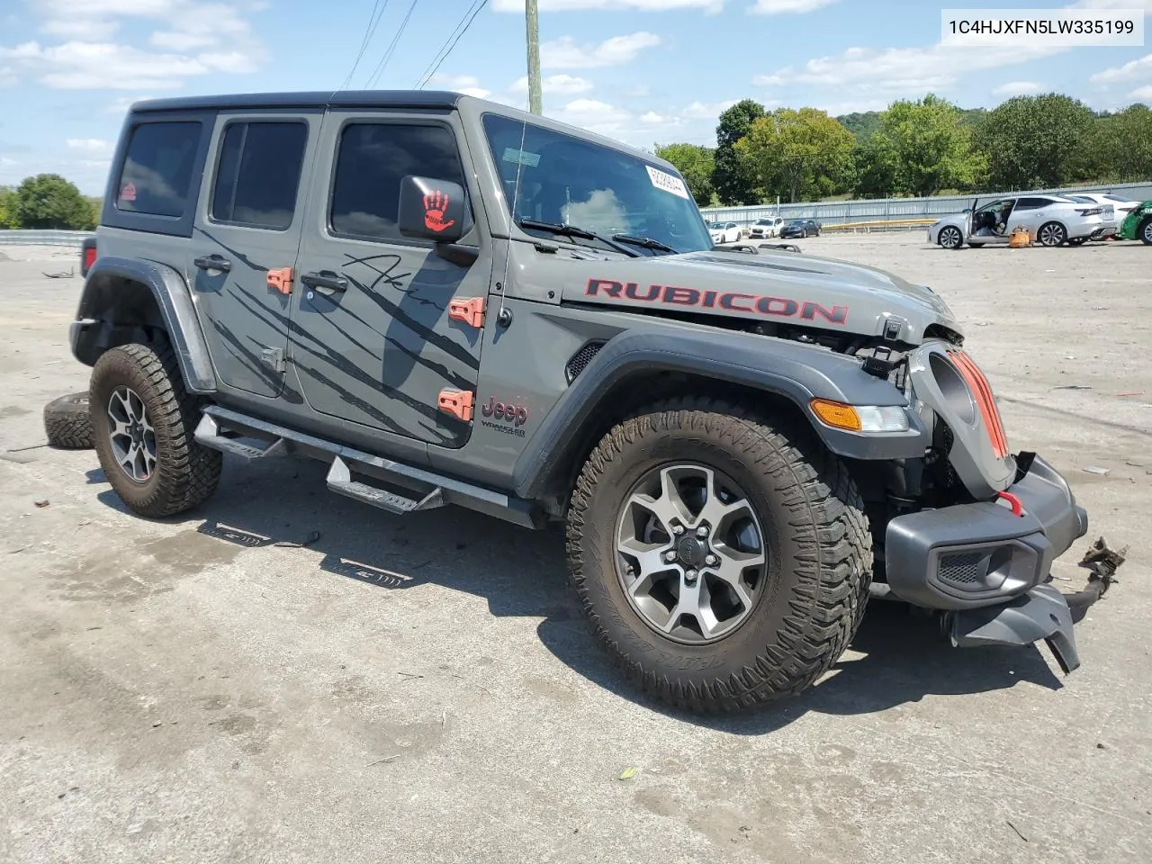 2020 Jeep Wrangler Unlimited Rubicon VIN: 1C4HJXFN5LW335199 Lot: 68389044