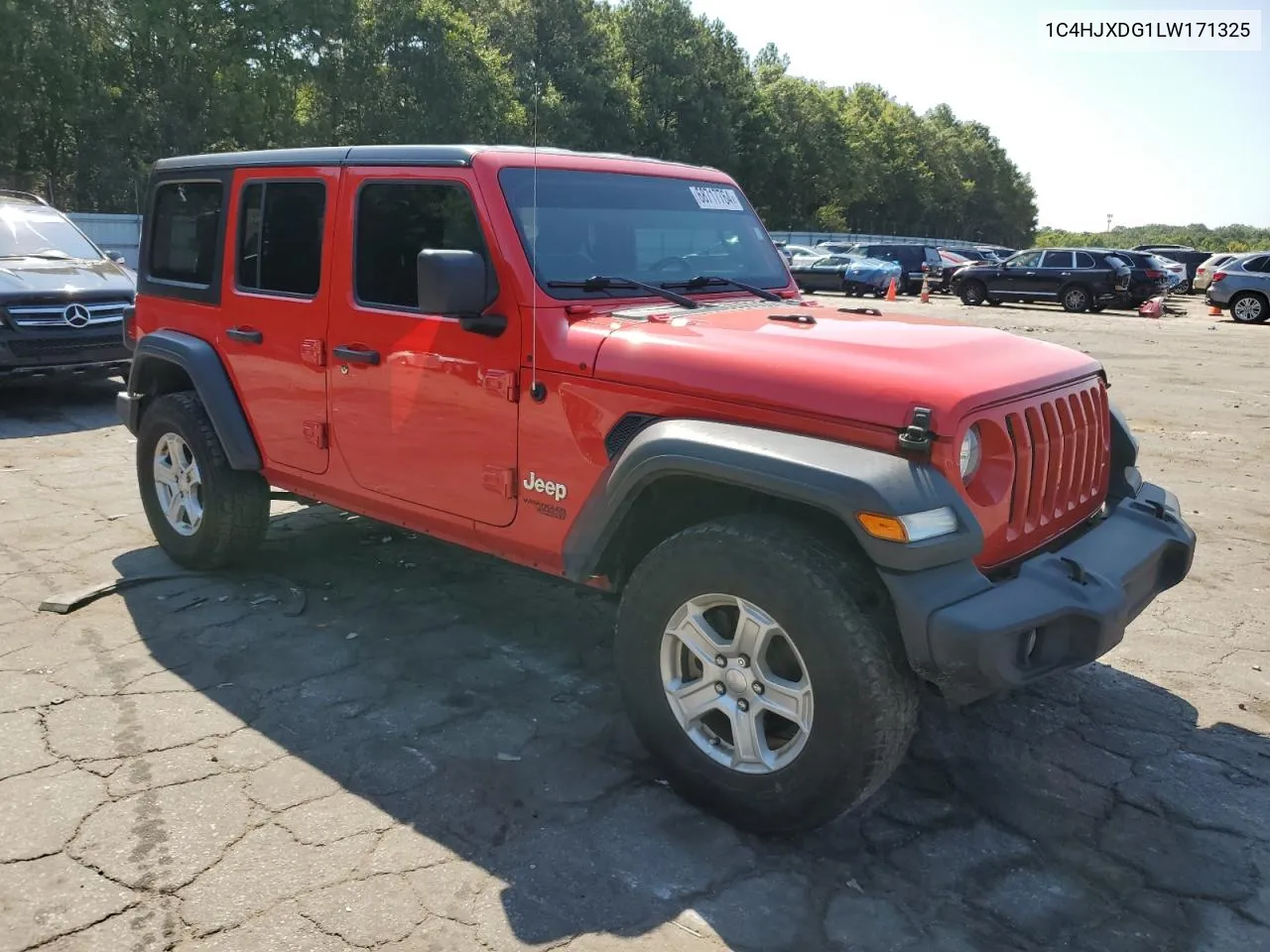 2020 Jeep Wrangler Unlimited Sport VIN: 1C4HJXDG1LW171325 Lot: 68717764