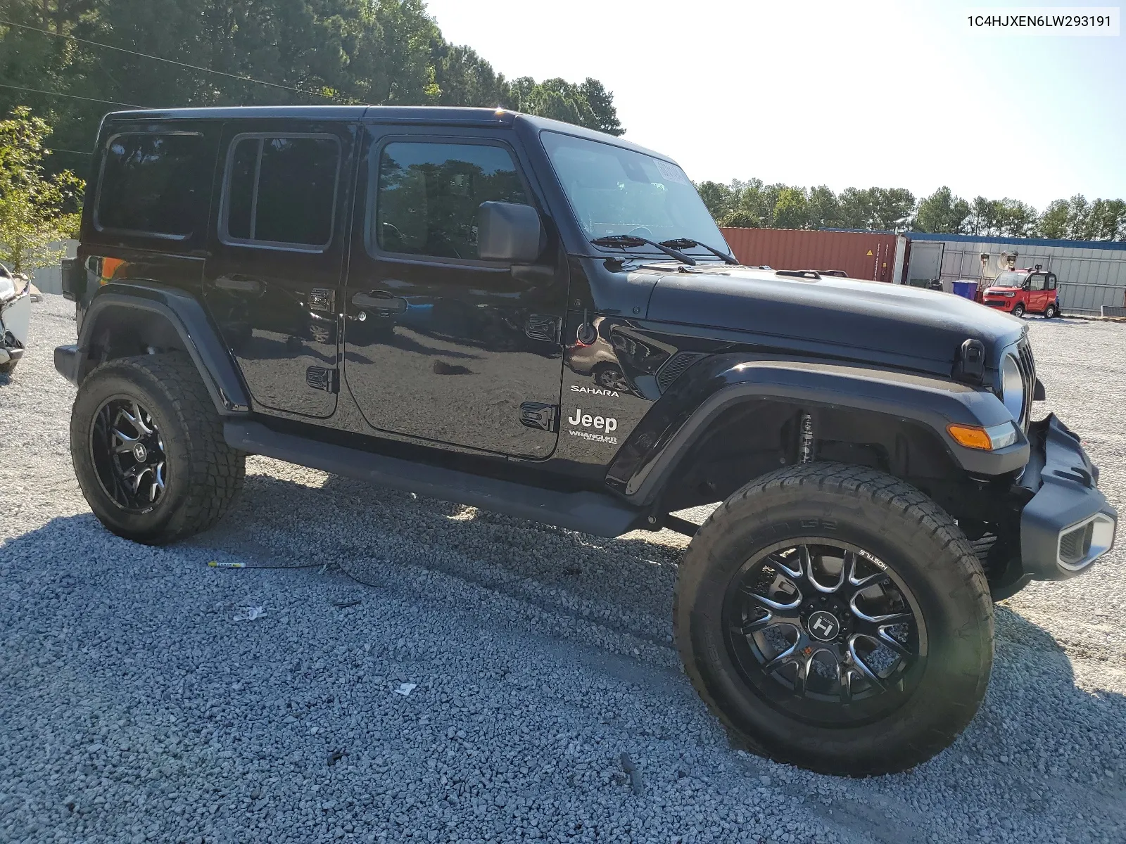 2020 Jeep Wrangler Unlimited Sahara VIN: 1C4HJXEN6LW293191 Lot: 68741494