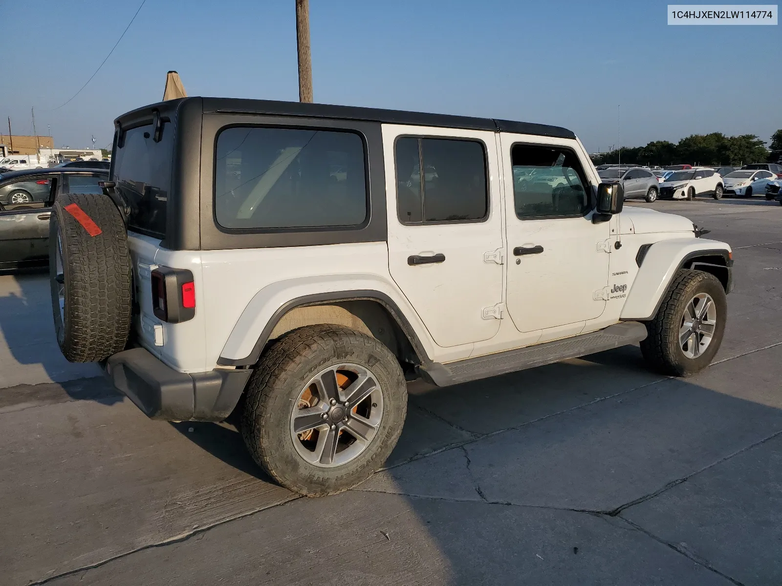 2020 Jeep Wrangler Unlimited Sahara VIN: 1C4HJXEN2LW114774 Lot: 68832704