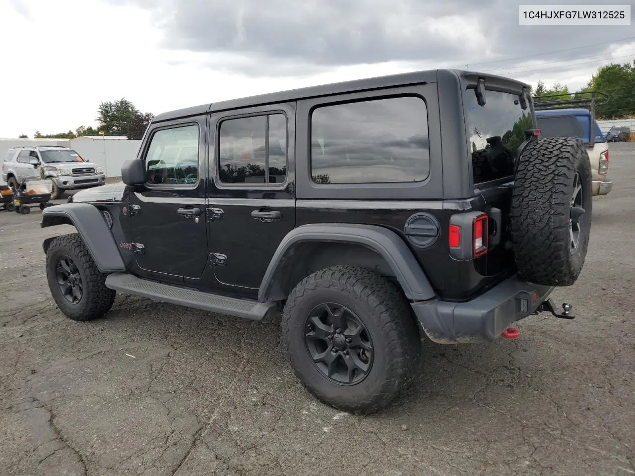 2020 Jeep Wrangler Unlimited Rubicon VIN: 1C4HJXFG7LW312525 Lot: 68850974