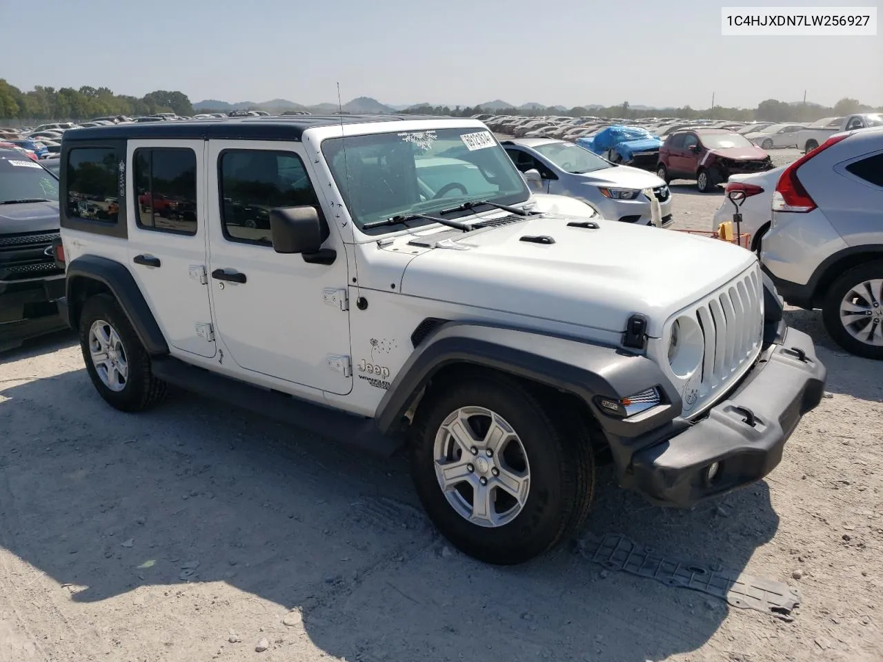 2020 Jeep Wrangler Unlimited Sport VIN: 1C4HJXDN7LW256927 Lot: 69121814