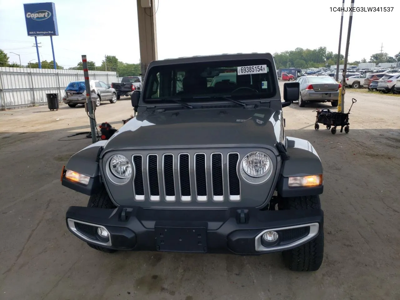 2020 Jeep Wrangler Unlimited Sahara VIN: 1C4HJXEG3LW341537 Lot: 69385154