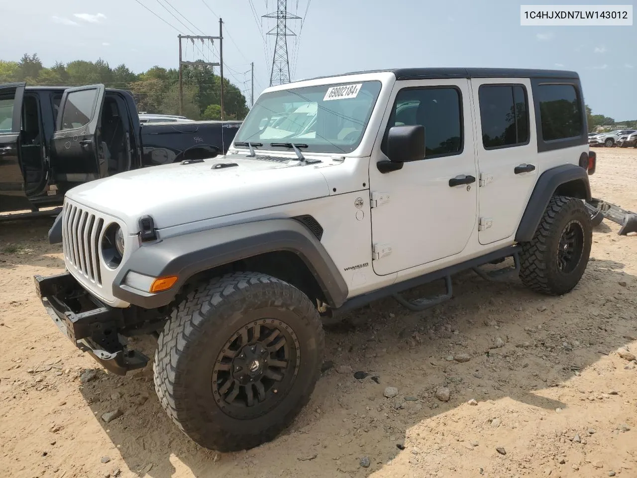 2020 Jeep Wrangler Unlimited Sport VIN: 1C4HJXDN7LW143012 Lot: 69802184