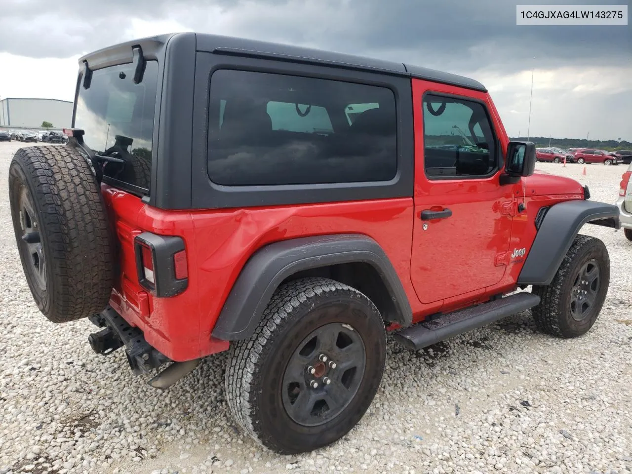 2020 Jeep Wrangler Sport VIN: 1C4GJXAG4LW143275 Lot: 70221394