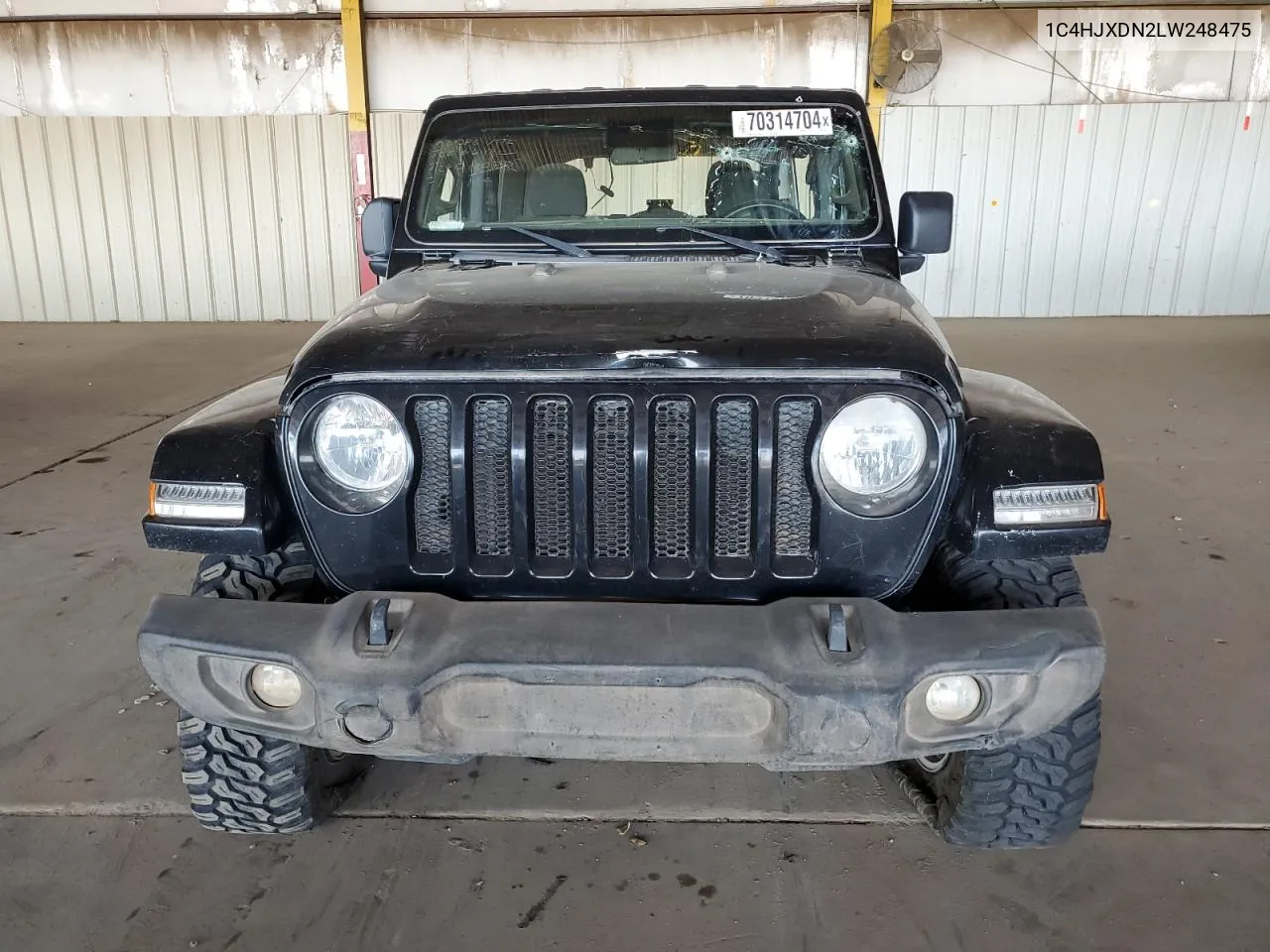 2020 Jeep Wrangler Unlimited Sport VIN: 1C4HJXDN2LW248475 Lot: 70314704