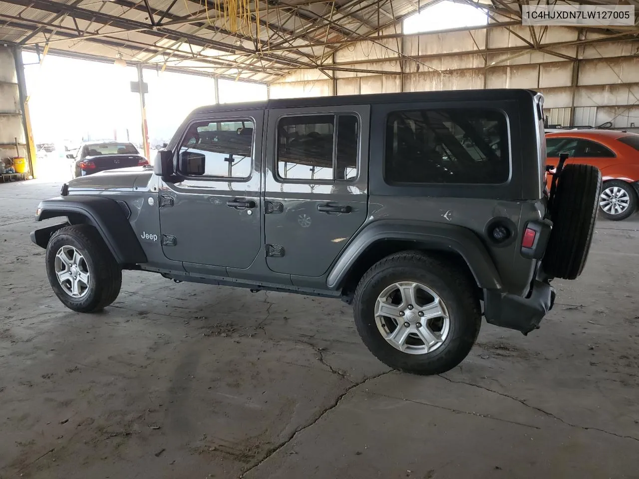 2020 Jeep Wrangler Unlimited Sport VIN: 1C4HJXDN7LW127005 Lot: 70487404