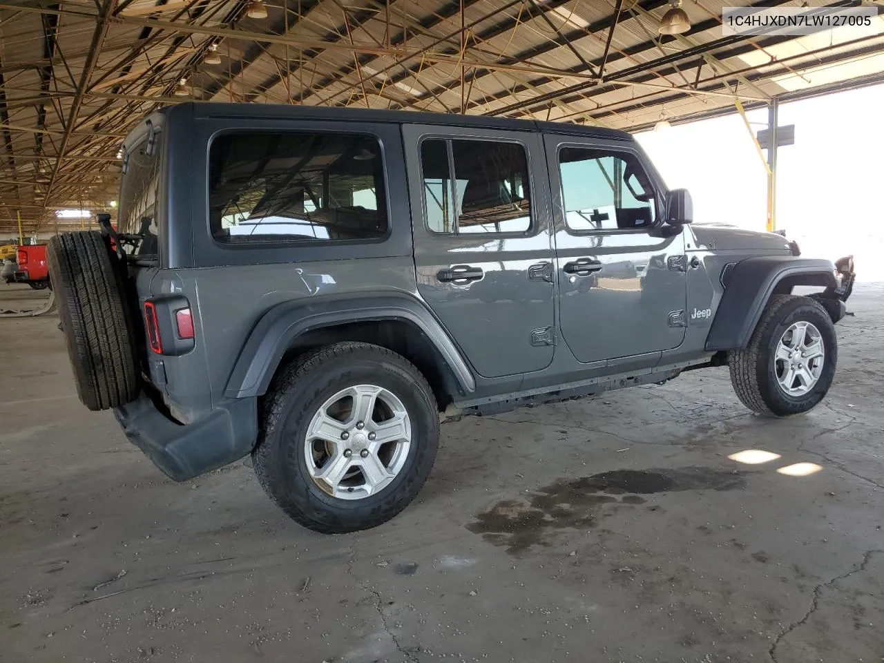 2020 Jeep Wrangler Unlimited Sport VIN: 1C4HJXDN7LW127005 Lot: 70487404