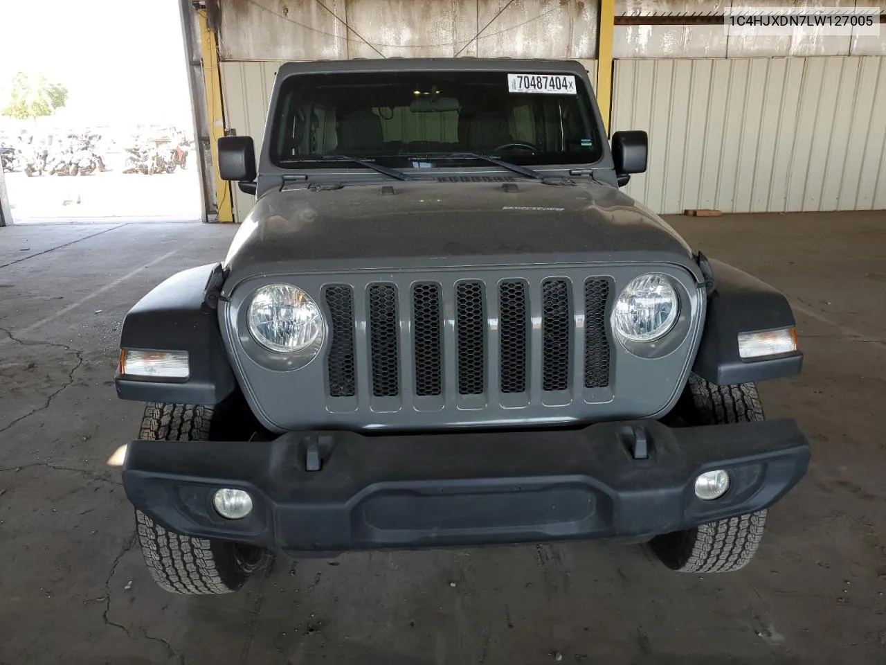 2020 Jeep Wrangler Unlimited Sport VIN: 1C4HJXDN7LW127005 Lot: 70487404