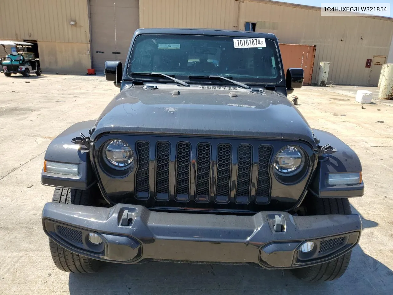 2020 Jeep Wrangler Unlimited Sahara VIN: 1C4HJXEG3LW321854 Lot: 70761874