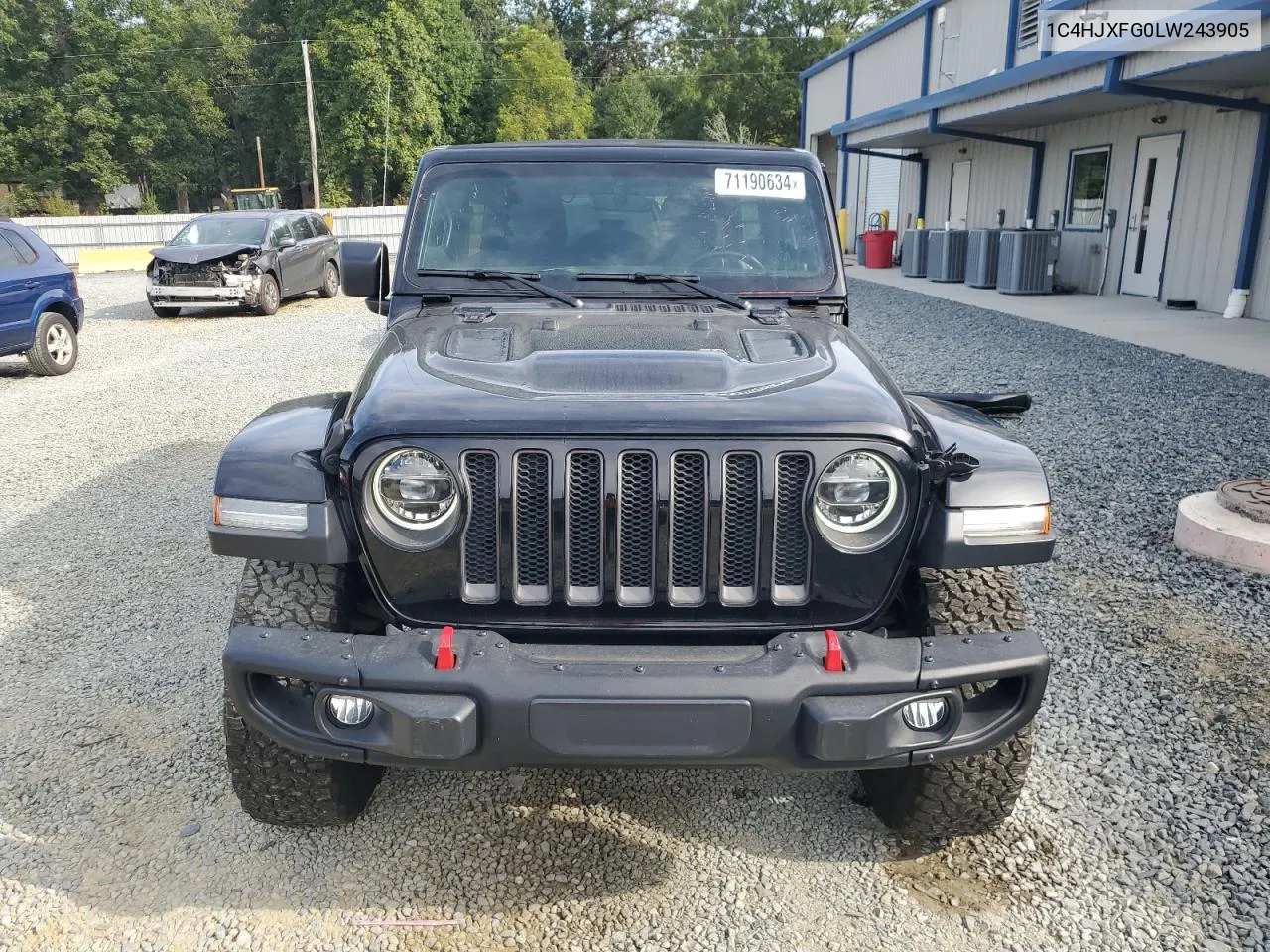 2020 Jeep Wrangler Unlimited Rubicon VIN: 1C4HJXFG0LW243905 Lot: 71190634