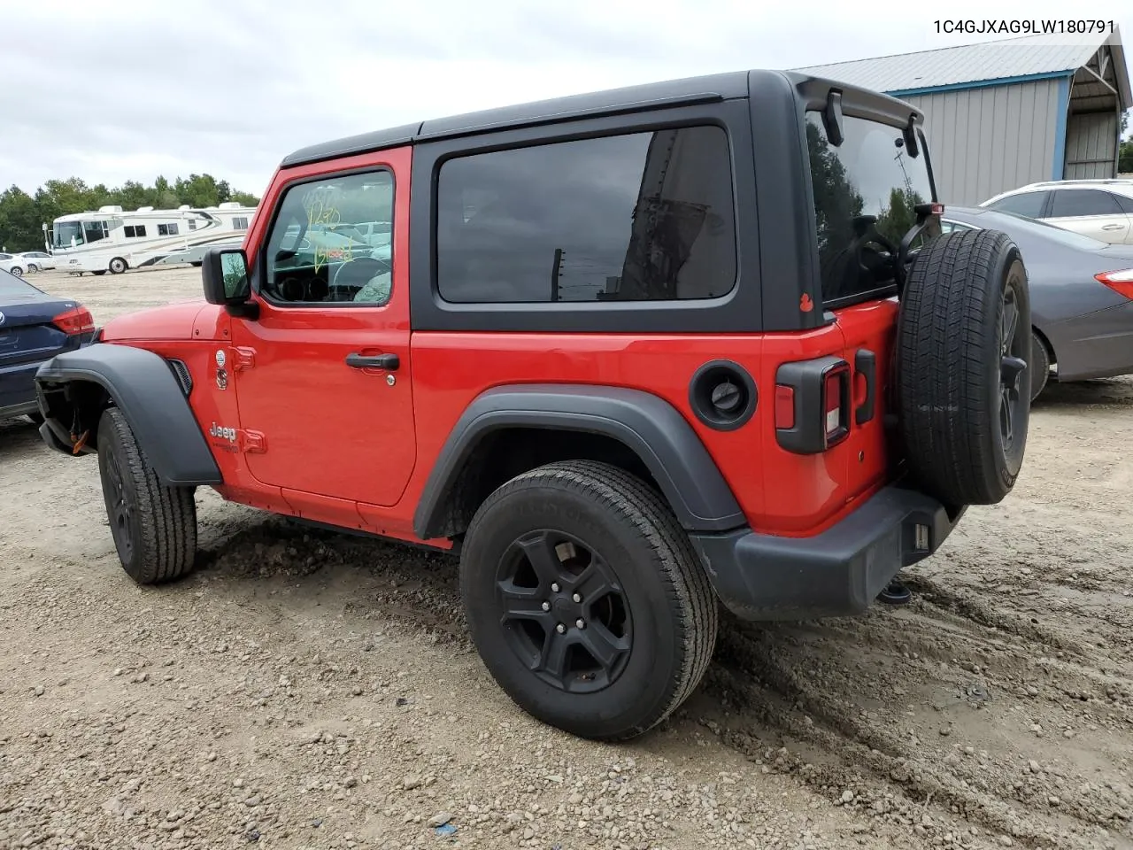 2020 Jeep Wrangler Sport VIN: 1C4GJXAG9LW180791 Lot: 71210104