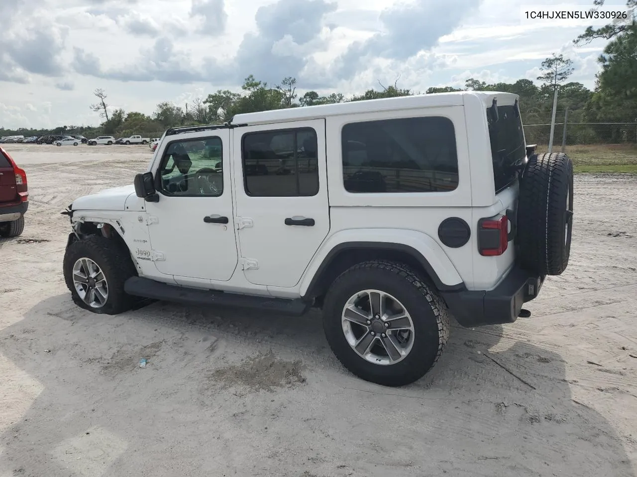 2020 Jeep Wrangler Unlimited Sahara VIN: 1C4HJXEN5LW330926 Lot: 71705894