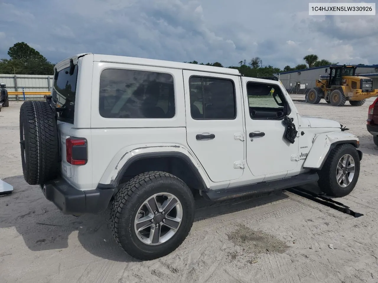 2020 Jeep Wrangler Unlimited Sahara VIN: 1C4HJXEN5LW330926 Lot: 71705894