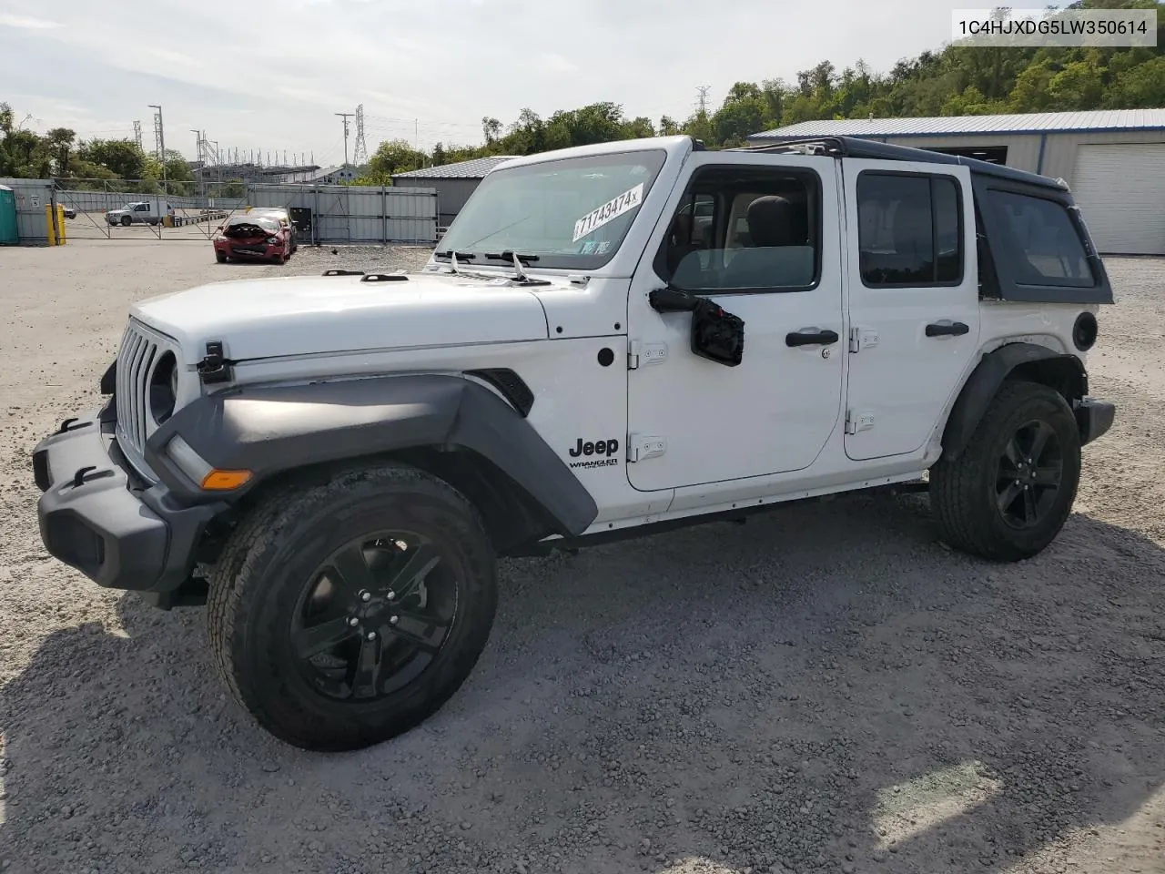 2020 Jeep Wrangler Unlimited Sport VIN: 1C4HJXDG5LW350614 Lot: 71743474