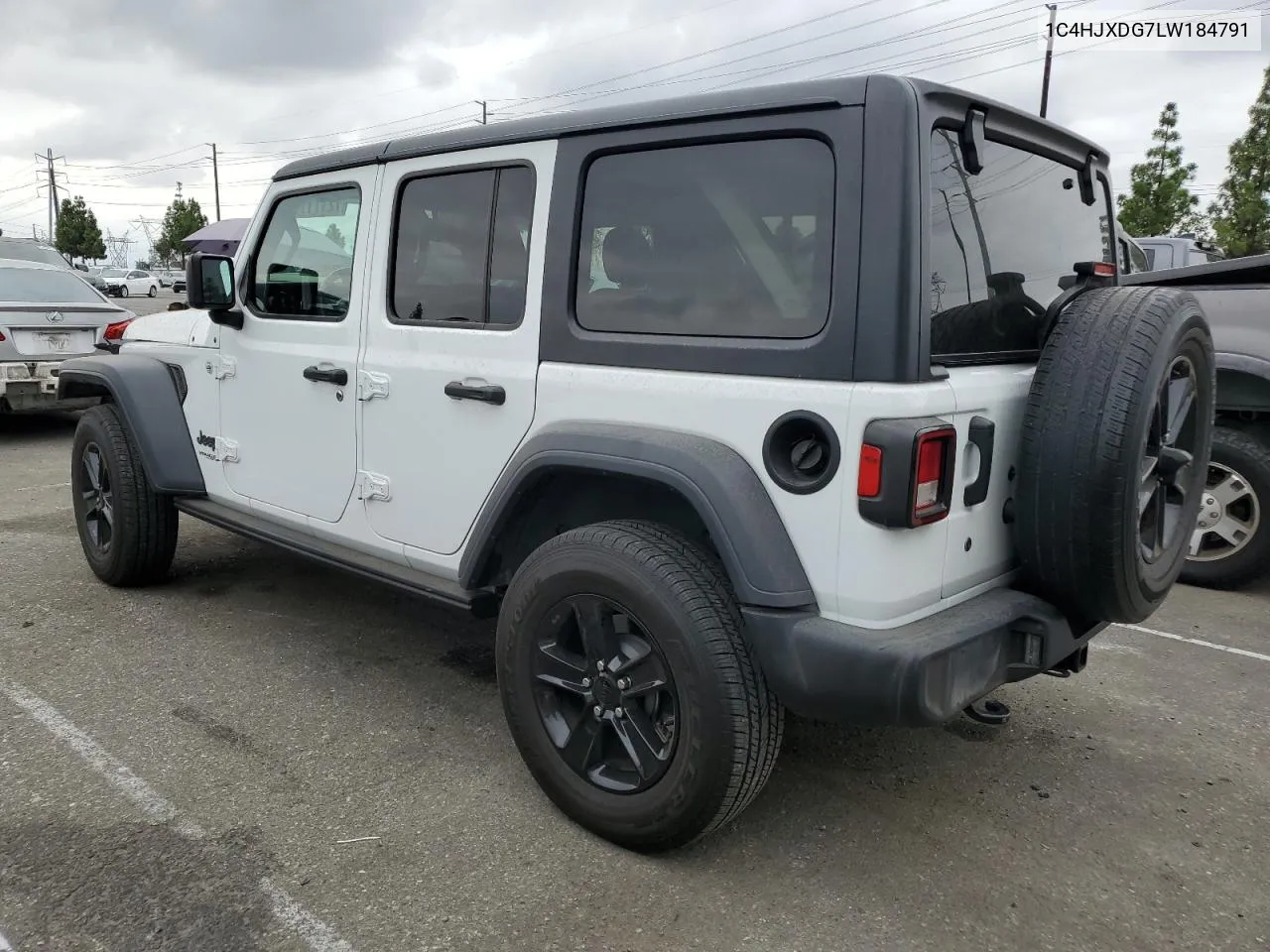 2020 Jeep Wrangler Unlimited Sport VIN: 1C4HJXDG7LW184791 Lot: 72171774