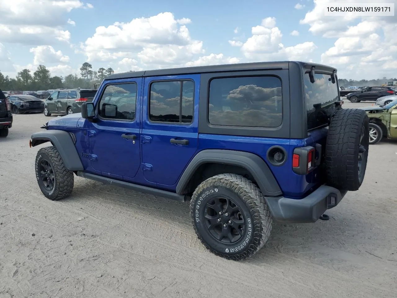 2020 Jeep Wrangler Unlimited Sport VIN: 1C4HJXDN8LW159171 Lot: 72200134