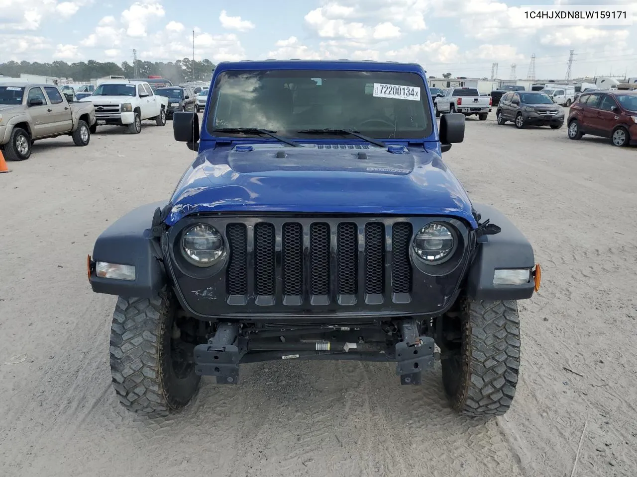 2020 Jeep Wrangler Unlimited Sport VIN: 1C4HJXDN8LW159171 Lot: 72200134