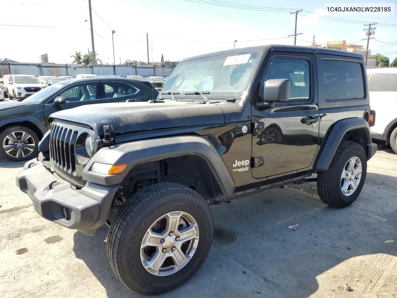 2020 Jeep Wrangler Sport VIN: 1C4GJXAN3LW228185 Lot: 72356004