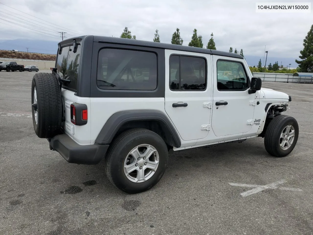 2020 Jeep Wrangler Unlimited Sport VIN: 1C4HJXDN2LW150000 Lot: 72436804