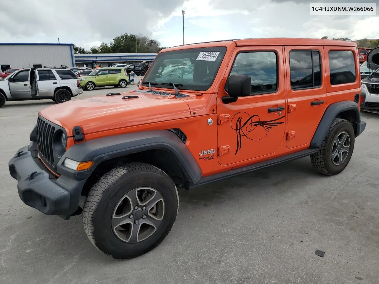 2020 Jeep Wrangler Unlimited Sport VIN: 1C4HJXDN9LW266066 Lot: 72599954