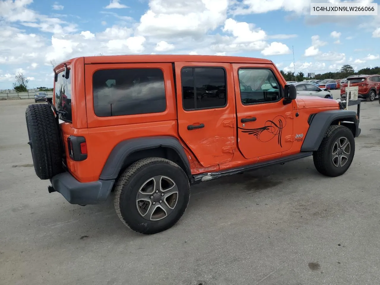 2020 Jeep Wrangler Unlimited Sport VIN: 1C4HJXDN9LW266066 Lot: 72599954