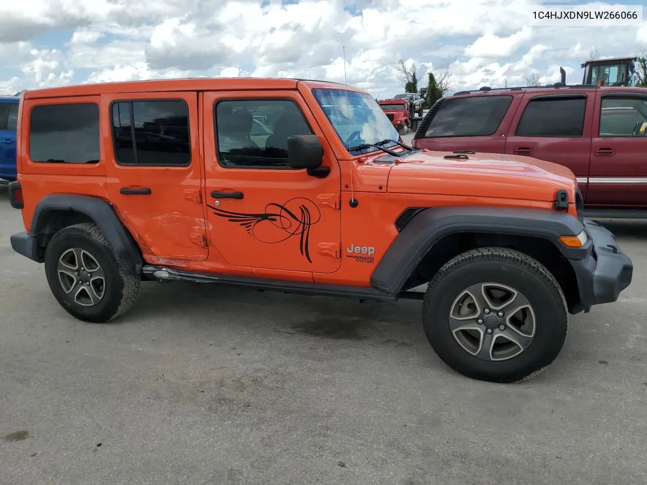 2020 Jeep Wrangler Unlimited Sport VIN: 1C4HJXDN9LW266066 Lot: 72599954