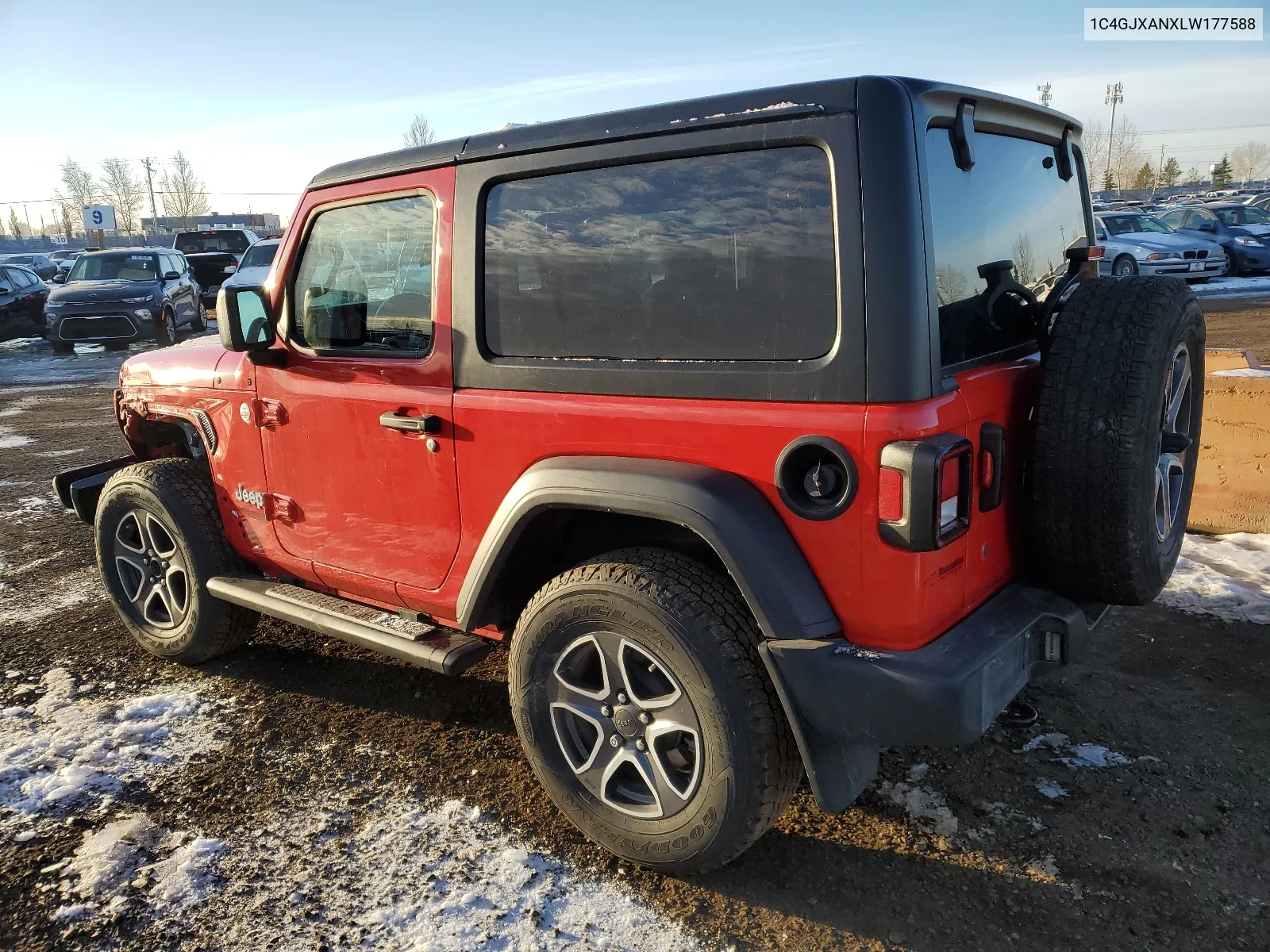 2020 Jeep Wrangler Sport VIN: 1C4GJXANXLW177588 Lot: 74465413