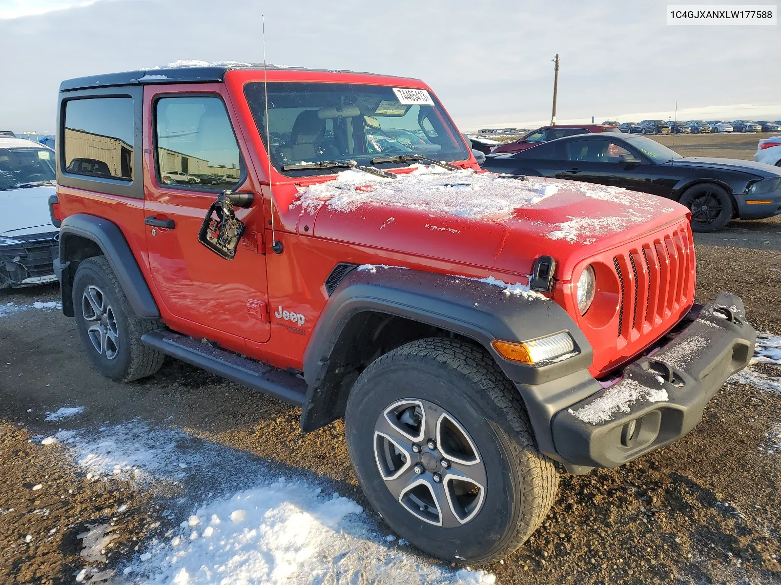 2020 Jeep Wrangler Sport VIN: 1C4GJXANXLW177588 Lot: 74465413