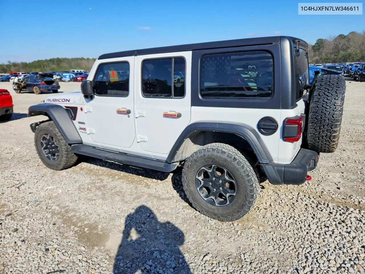 1C4HJXFN7LW346611 2020 Jeep Wrangler Unlimited Rubicon